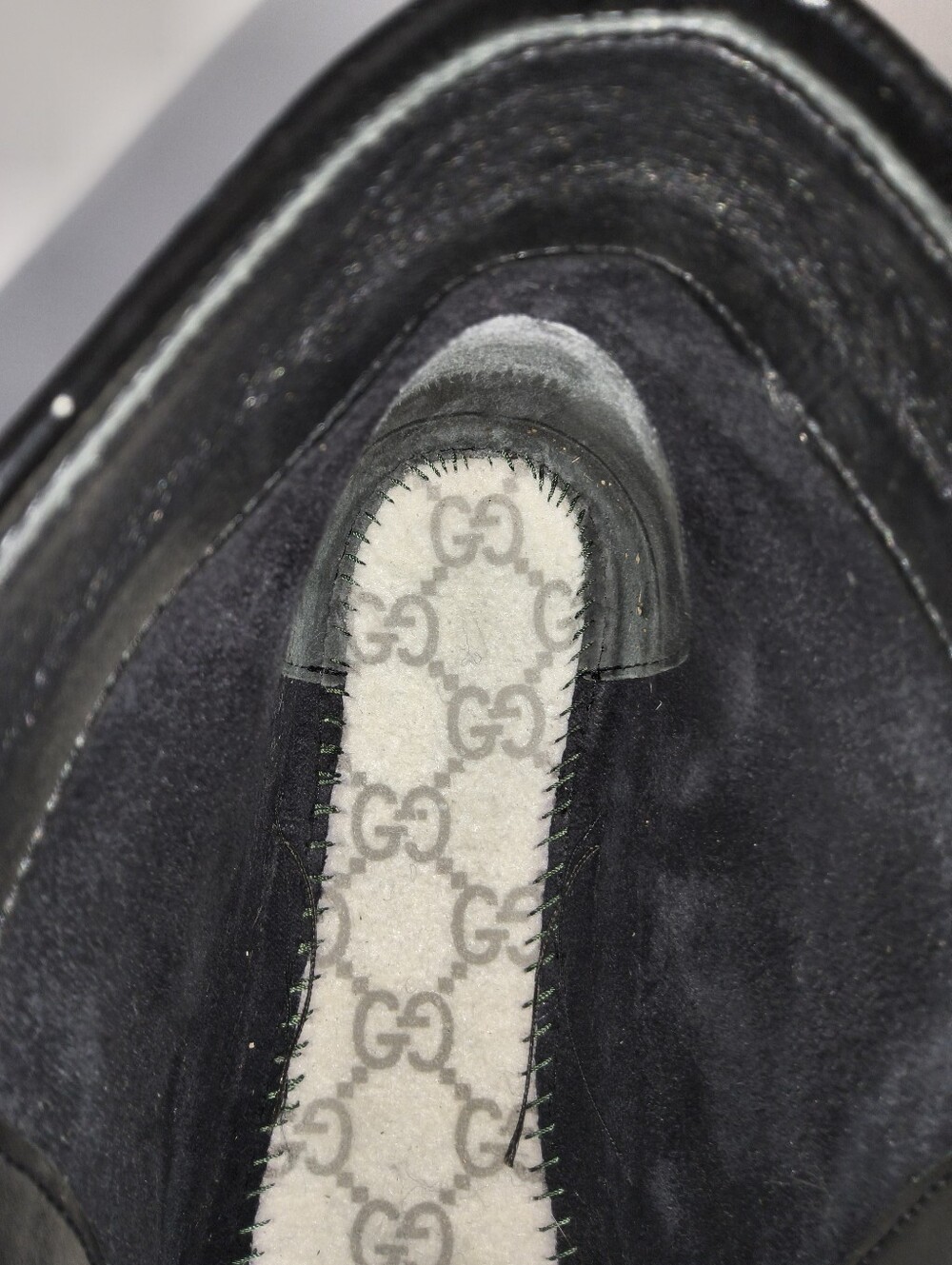 Authentic Gucci Patent Leather High-Top Sneakers Boots EU 36 Black - Picture 11 of 15